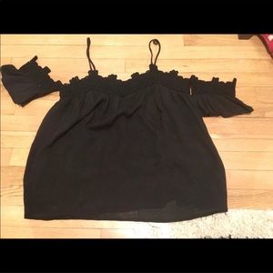 Sexy off shoulder top.